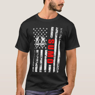 US-amerikanische Flagge Japanische Sportarten Patr T-Shirt