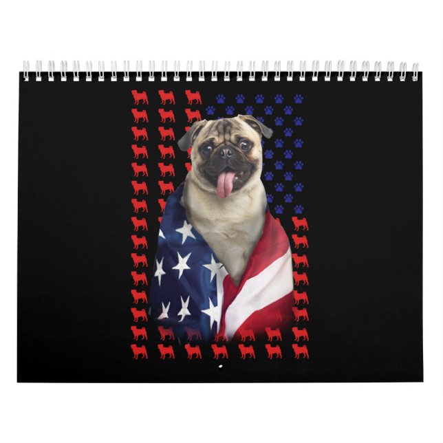 US-amerikanische Flagge Kalender (Titelbild)