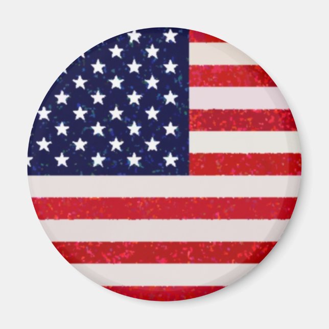 US-amerikanische Flagge Magnet (Vorne)