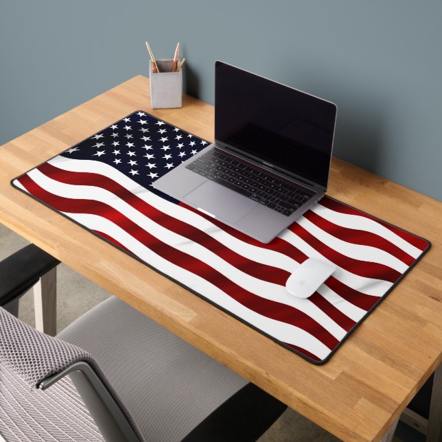 US-amerikanische Flagge Schreibtischunterlage (Büro 2)