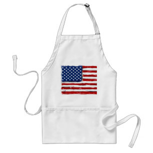 US-amerikanische Flagge Schürze Memorial Day Pickn