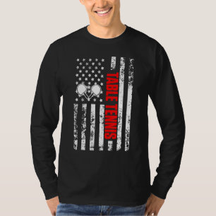 US-amerikanische Flagge Sport Patriotismus Tischte T-Shirt