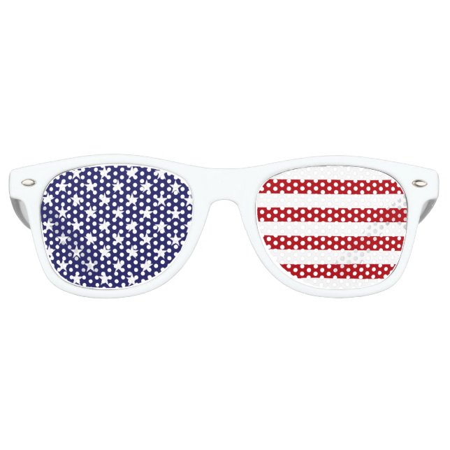 US-amerikanische Flagge - US Flagge - Alte Glorie Sonnenbrille (Vorderseite)