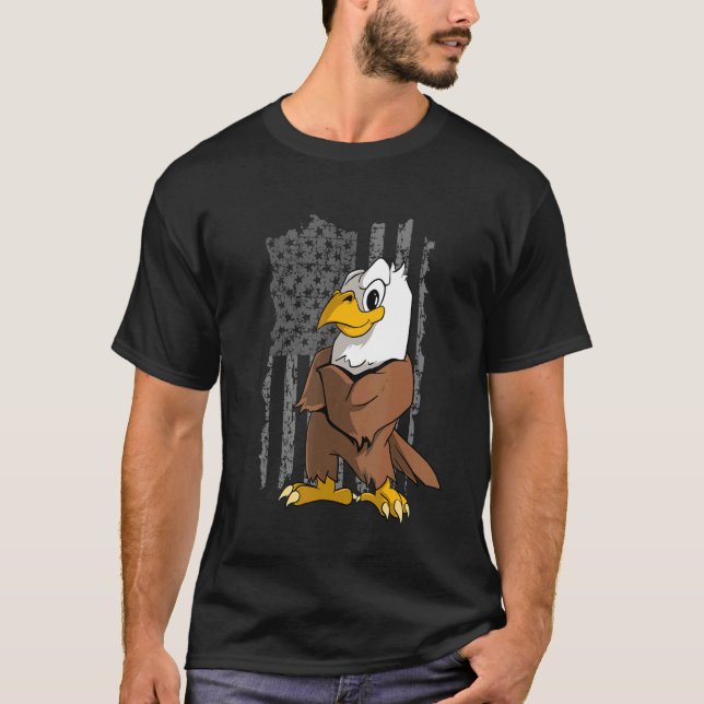 US-amerikanische Flagge - USA 1 T-Shirt (Vorderseite)