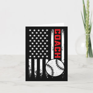 US-amerikanische Flaggen verkaufen Coach Patriotic Karte