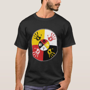 US-amerikanische Medizinrad MMIW Hand T-Shirt