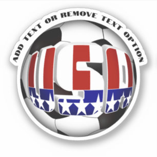 US-amerikanischer Flag-Fußballball Aufkleber