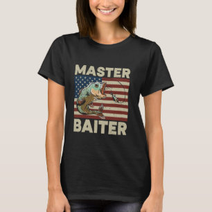 US-amerikanischer Flaggenmakler, der Vater und T-Shirt