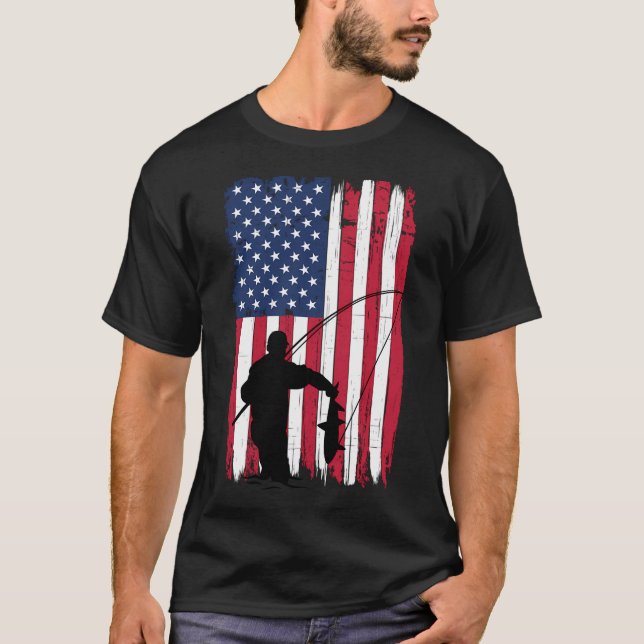 US-amerikanischer Köder T-Shirt (Vorderseite)