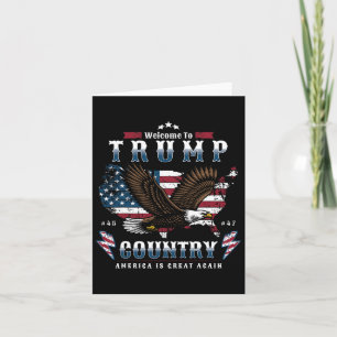 US-amerikanischer Made Trump Merchandise Flag Trum Karte