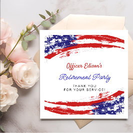 US-amerikanisches Party für das militärische Ruhes Serviette