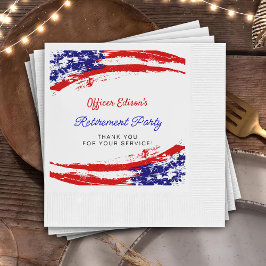 US-amerikanisches Party für das militärische Ruhes Serviette