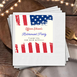 US-amerikanisches Party für das militärische Ruhes Serviette