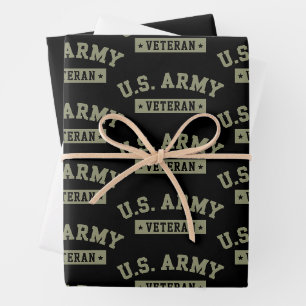 US-Armee-Veteran Veterans America Amerikanische Fl Geschenkpapier Set