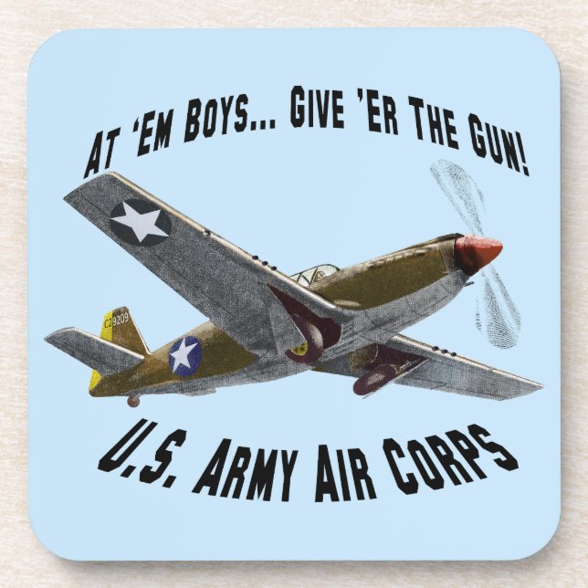 US Army Air Corps Getränkeuntersetzer (Vorderseite)