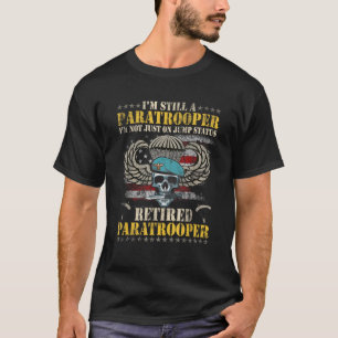 US-Army-Airborne-Fallschirmspringer Veteran USA-Fl T-Shirt
