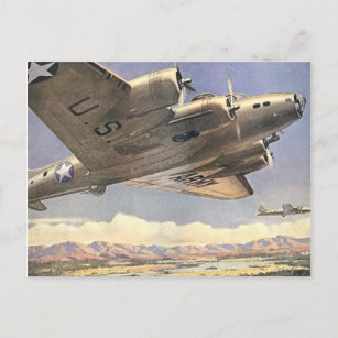 US Army Bomber Postkarte