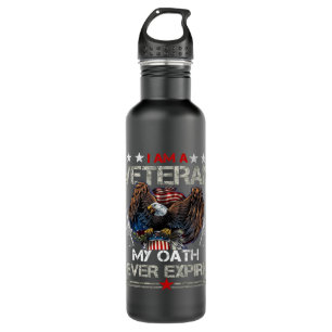 US-ARMY Veteran für Veteran-Tag Geschenk Idee 10 Edelstahlflasche