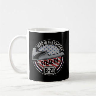 US B-21 Raider Stealth Bomber Militärflugzeuge Kaffeetasse