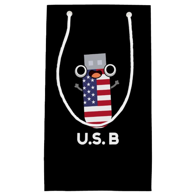US B Funny United Staaten Pub Dark BG Kleine Geschenktüte (Vorderseite)