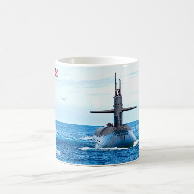 US BALLISTIC MISSILE SOUS-MARINE - SSBN-730 Mug (Centre)