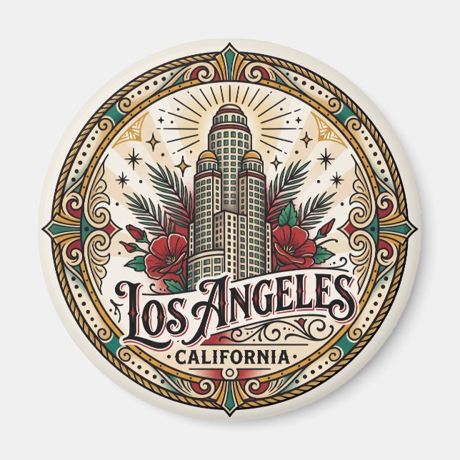 US Bank Tower USA Magnet (Vorne)