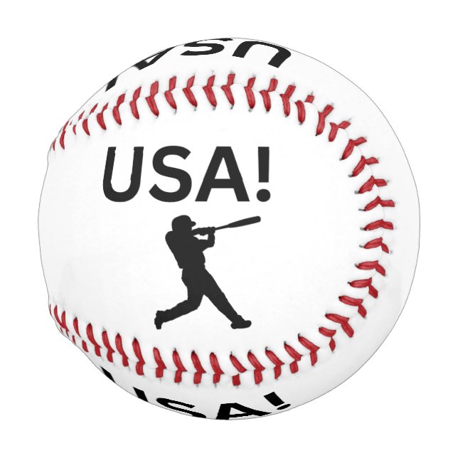US-Baseballspieler mit Punkt als Kugel Baseball (Vorne Rechts)