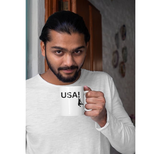 US Basketballspieler Kaffeetasse (Von Creator hochgeladen)