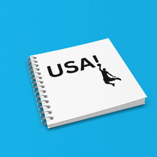 US Basketballspieler Notizbuch