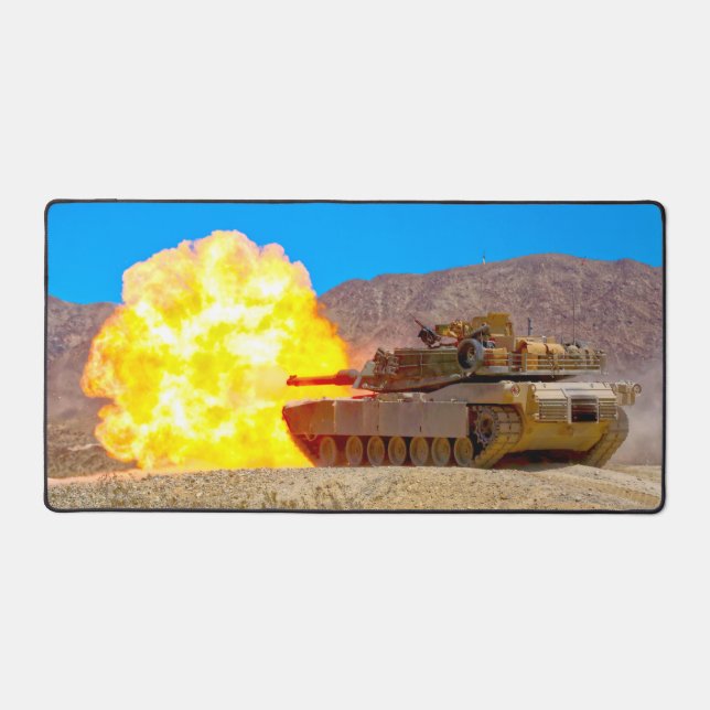 US-BATTANK - M1 ABRAMS SCHREIBTISCHUNTERLAGE (Vorderseite)