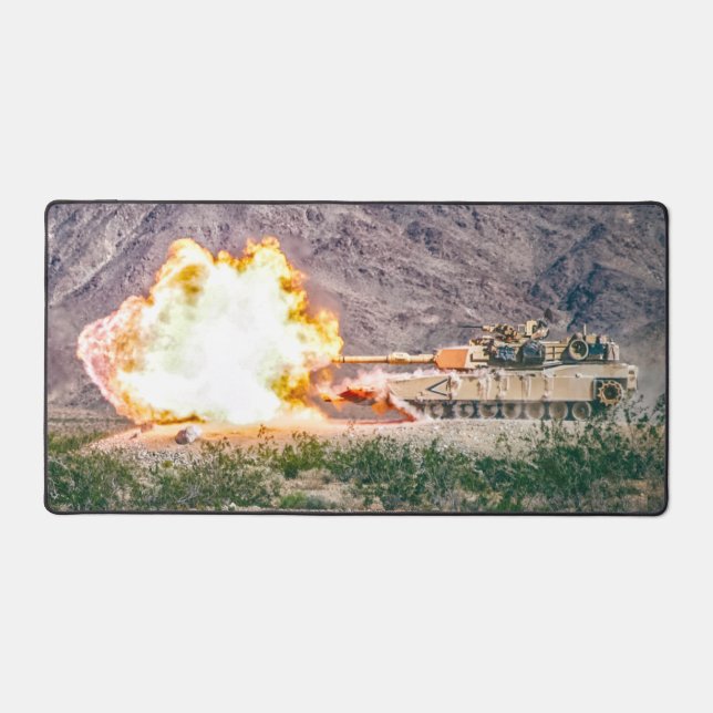 US-BATTANK - M1 ABRAMS SCHREIBTISCHUNTERLAGE (Vorderseite)