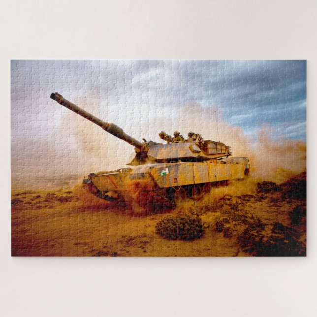US-BATTLE TANK - M1 ABRAMS (20 x 30 Zoll) (Horizontal)