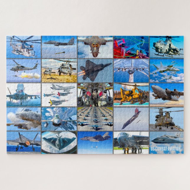 US-BEKÄMPFUNG DER LUFTFAHRT "MONTAGE" (Horizontal)