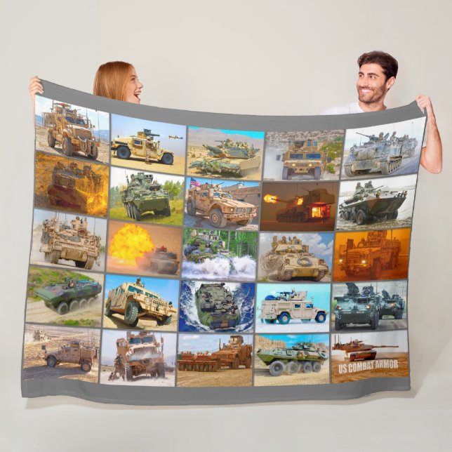 US-BEKÄMPFUNGSARMOR "MONTAGE" FLEECEDECKE (Beispiel)