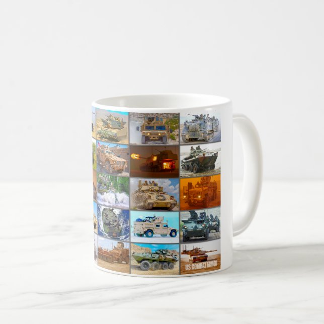 US-BEKÄMPFUNGSARMOR "MONTAGE" KAFFEETASSE (VorderseiteRechts)