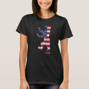 US Berlin  Berliner Bär   Ich liebe Berlin USA Bär T-Shirt