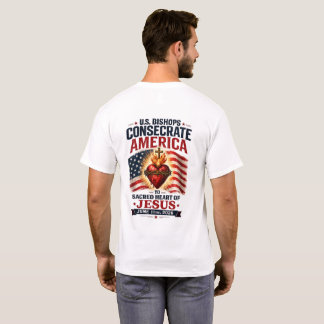 US-Bischöfe weihen Amerika dem Heiligen Herzen Pat T-Shirt