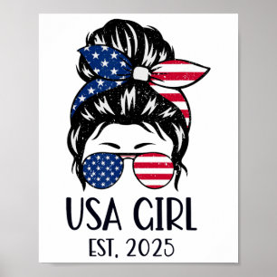 US-Bürger Est 2025 Neue Staatsbürgerschaft Amerika Poster