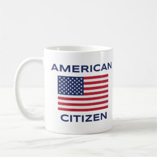 US-Bürger Fette USA-Flagge Klassischer Becher Kaffeetasse