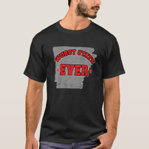 US-Bürger Stolz Amerika Landkarte schlimmsten Staa T-Shirt
