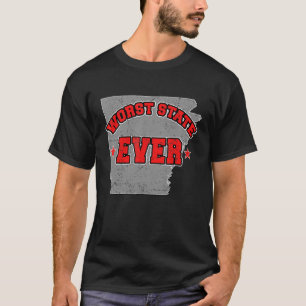 US-Bürger Stolz Amerika Landkarte schlimmsten Staa T-Shirt