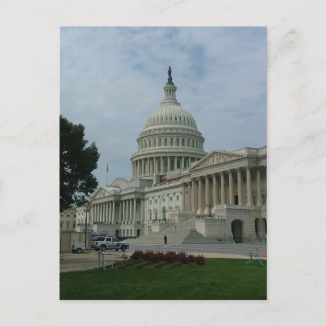 US Capitol Postkarte (Vorderseite)