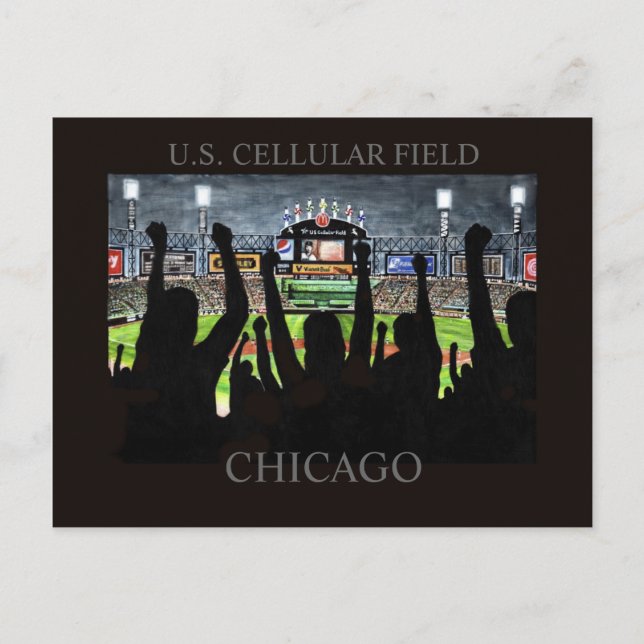 US Cellular Field Randsom Art Postkarte (Vorderseite)