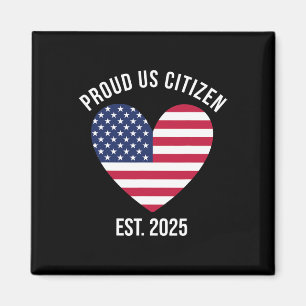 US Citizenship 2025 Dekoration American New USA CI Magnet