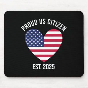 US Citizenship 2025 Dekoration American New USA CI Mousepad