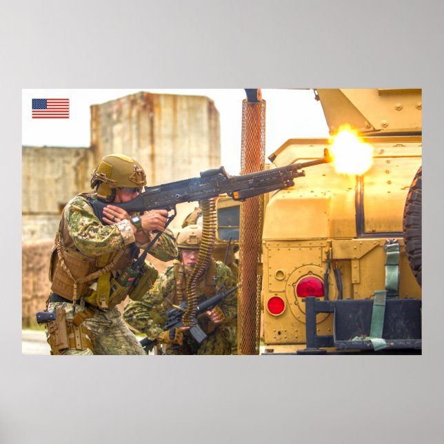 US COMBAT PERSONNEL POSTER (Vorne)