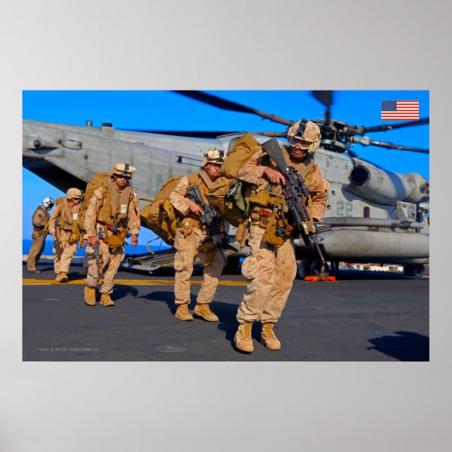 US COMBAT PERSONNEL POSTER (Vorne)