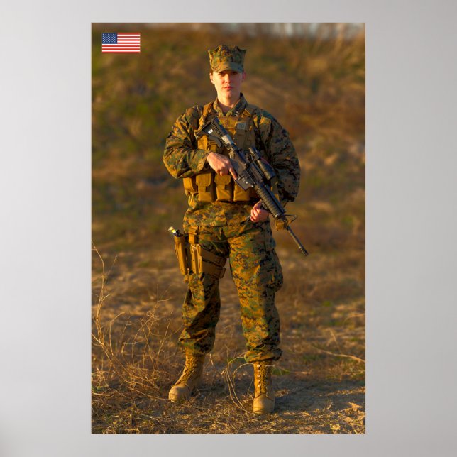 US COMBAT WOMEN POSTER (Vorne)