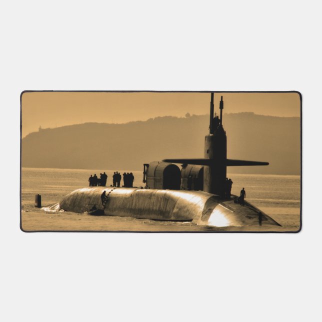 US CRUISE MISSILE SUBMARINE - SSGN SCHREIBTISCHUNTERLAGE (Vorderseite)