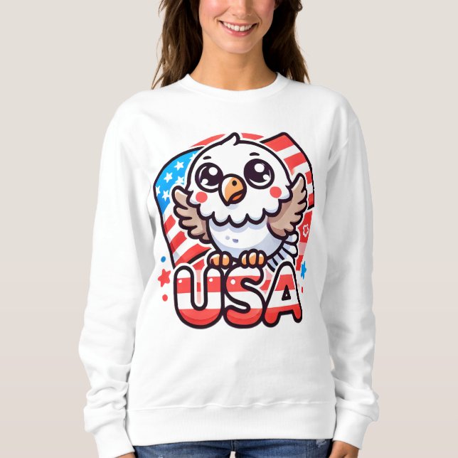 US CUTE EAGLE 2 SWEATSHIRT (Vorderseite)